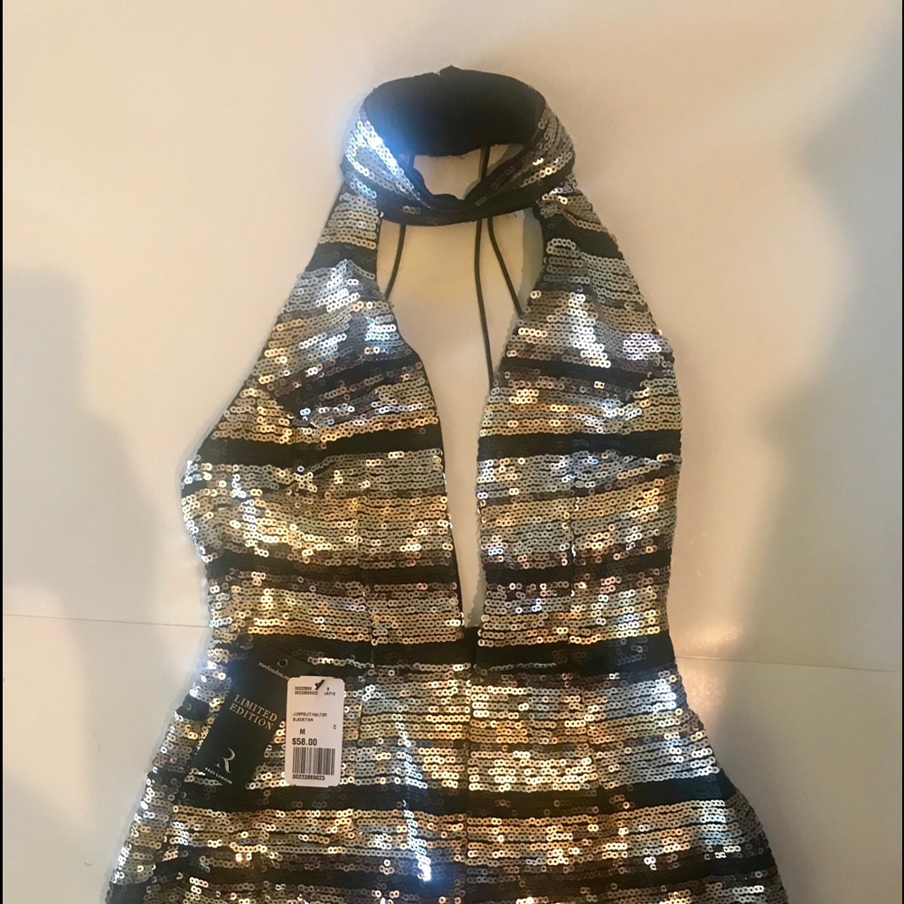 Sequined Shorts Romper Size 6